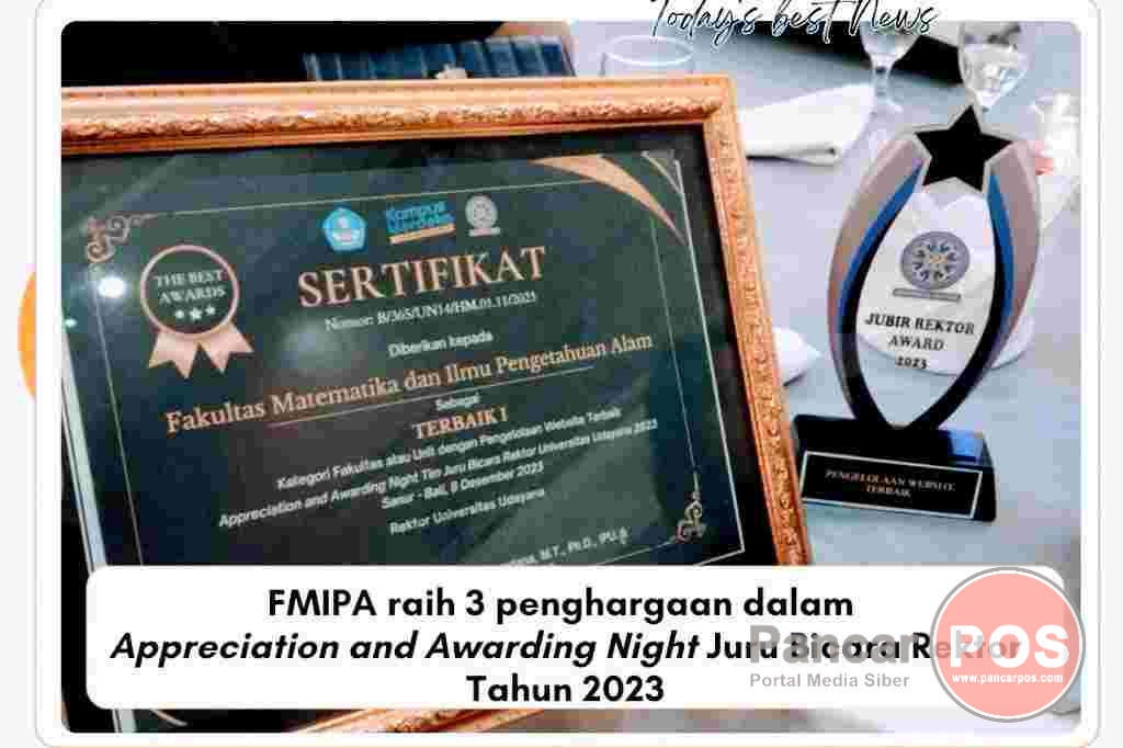 FMIPA Raih 3 Penghargaan Appreciation and Awarding Night Juru Bicara ...